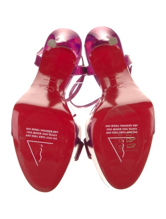 Christian Louboutin Patent Leather Sandals