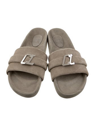 Christian Louboutin Suede Slides