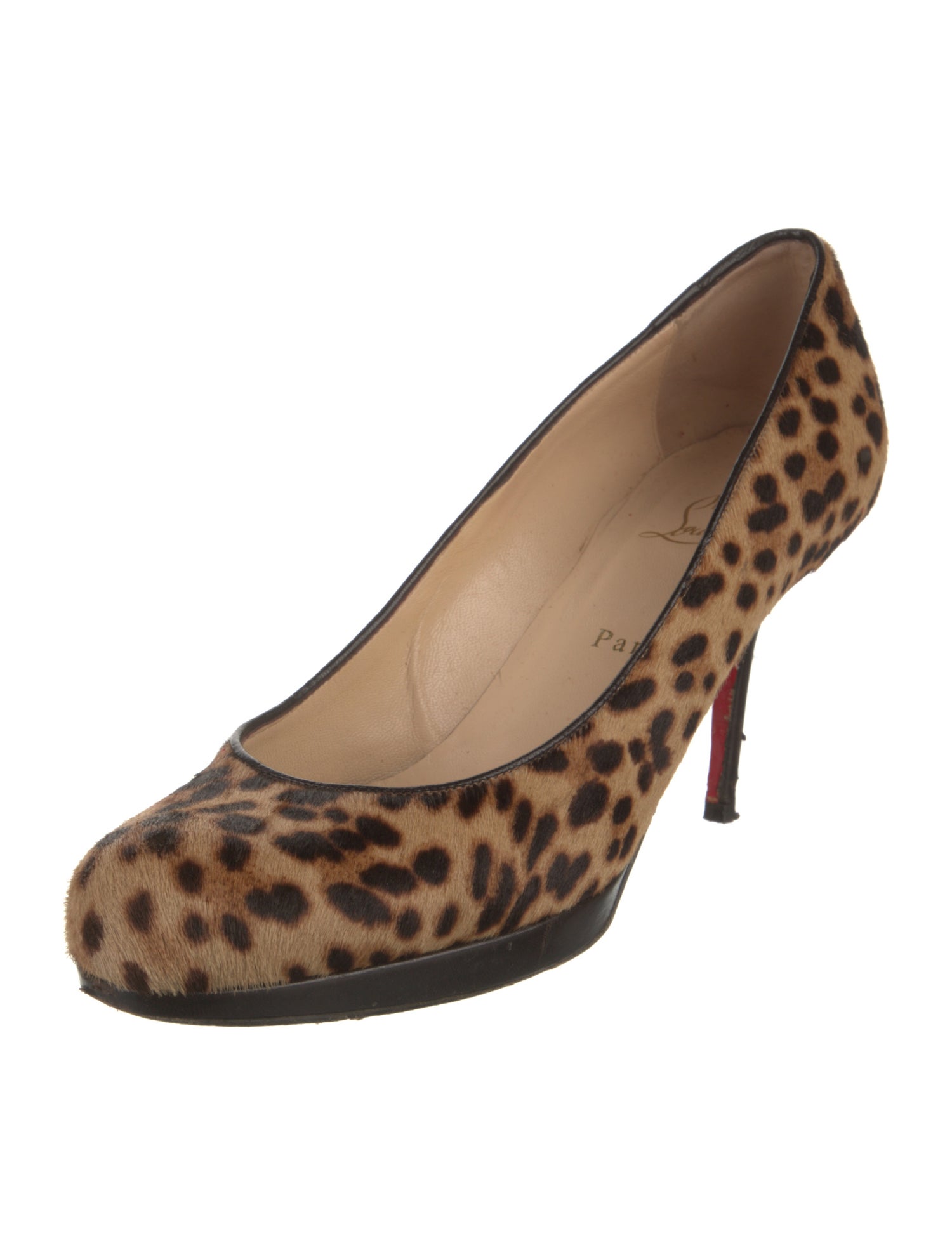 Christian Louboutin Ponyhair Animal Print Pumps