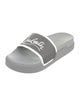 Christian Louboutin Rubber Graphic Print Slides