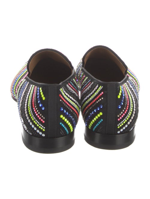 Christian Louboutin Suede Striped Loafers