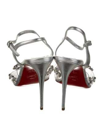 Christian Louboutin Leather Slingback Sandals
