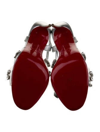 Christian Louboutin Leather Slingback Sandals