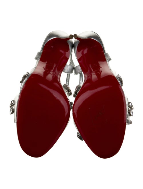 Christian Louboutin Leather Slingback Sandals