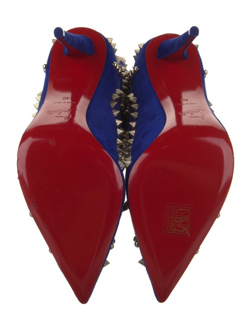 Christian Louboutin Suede Patterned Boots