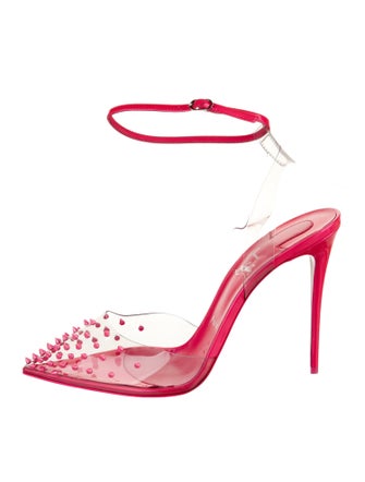 Christian Louboutin Patent Leather Slingback Pumps