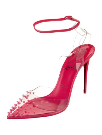 Christian Louboutin Patent Leather Slingback Pumps