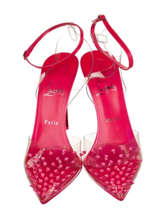 Christian Louboutin Patent Leather Slingback Pumps