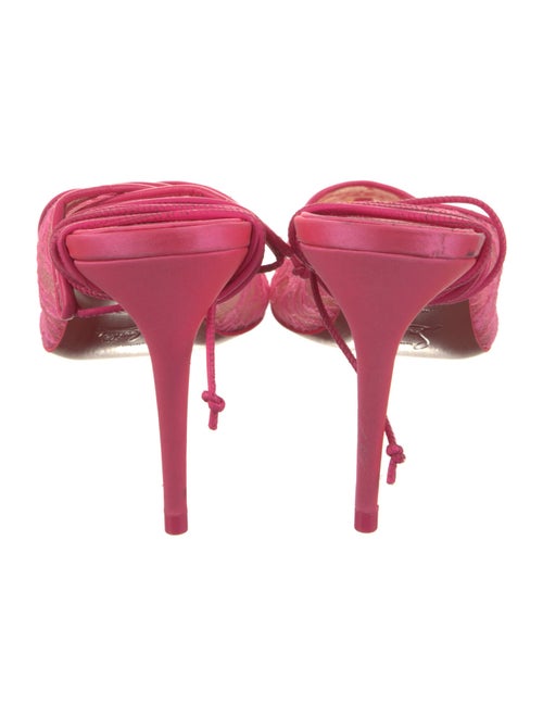 Christian Louboutin Lace Printed Slingback Pumps