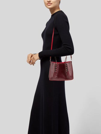 Christian Louboutin Embossed Leather Cabarock