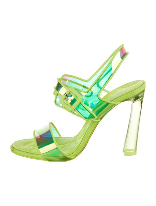 Christian Louboutin Leather Slingback Sandals