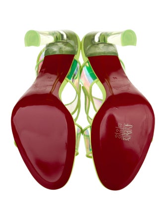 Christian Louboutin Leather Slingback Sandals