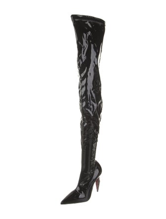 Christian Louboutin Patent Leather Boots