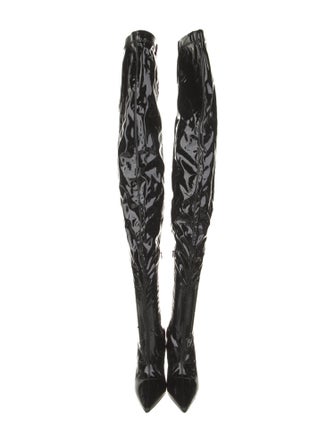Christian Louboutin Patent Leather Boots