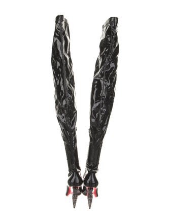 Christian Louboutin Patent Leather Boots