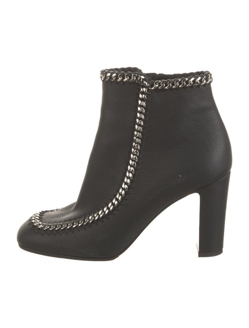 Christian Louboutin Leather Whipstitch Trim Boots