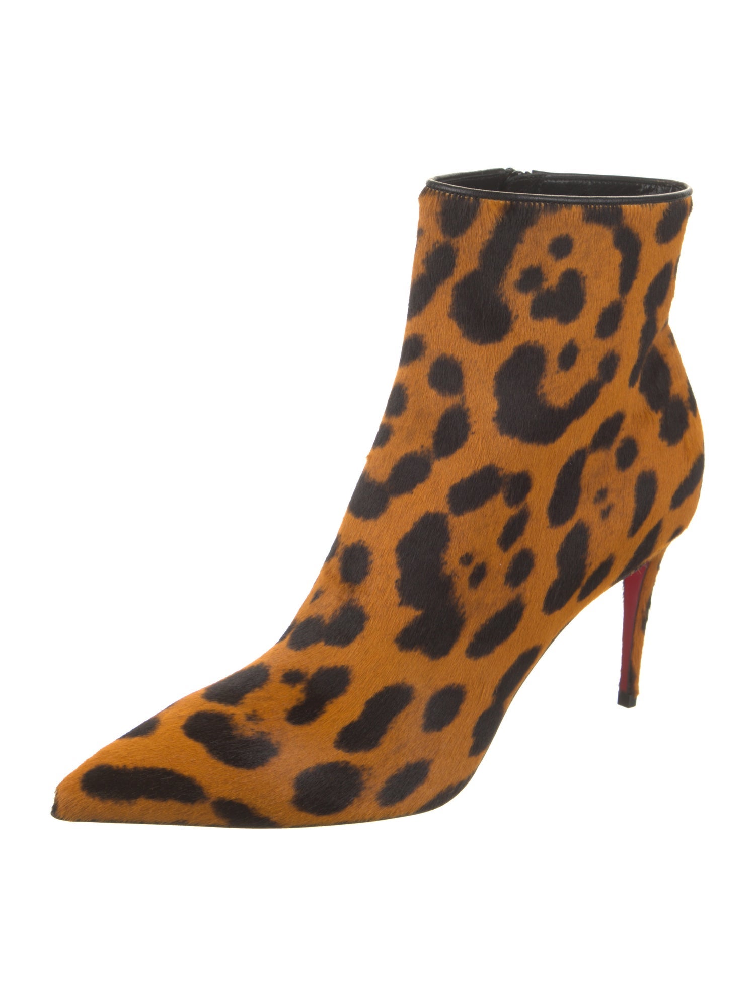 Christian Louboutin Ponyhair Animal Print Boots