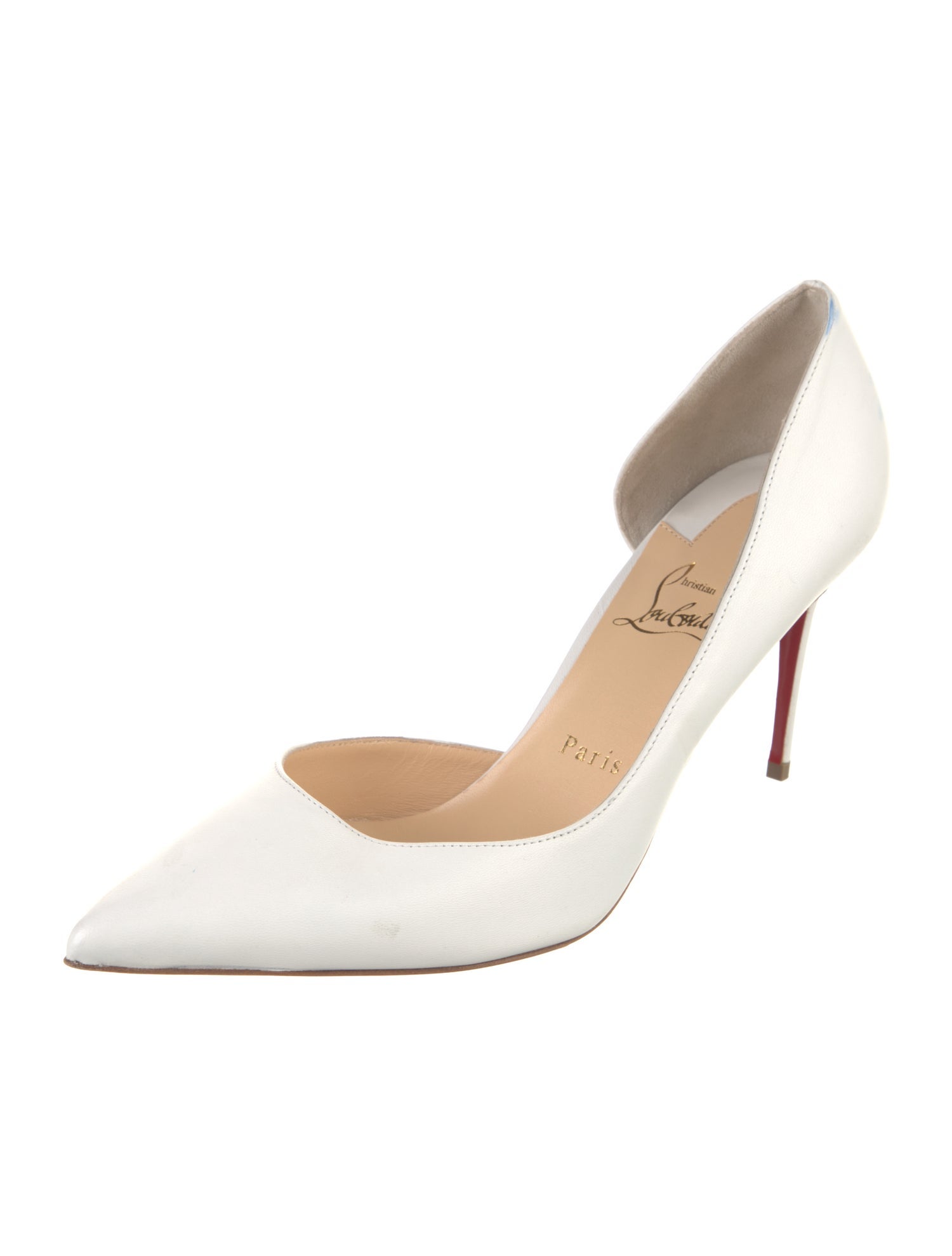Christian Louboutin Leather D'Orsay Pumps