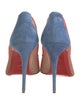 Christian Louboutin Suede Colorblock Pattern Pumps