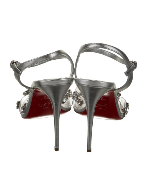 Christian Louboutin PVC Crystal Embellishments Sandals