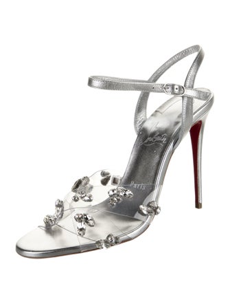 Christian Louboutin Leather Slingback Sandals