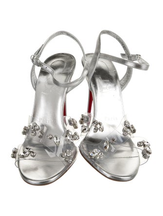 Christian Louboutin Leather Slingback Sandals