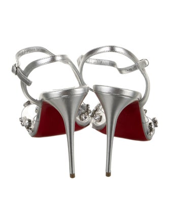 Christian Louboutin Leather Slingback Sandals