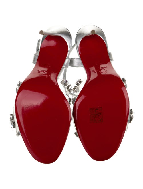 Christian Louboutin Leather Slingback Sandals