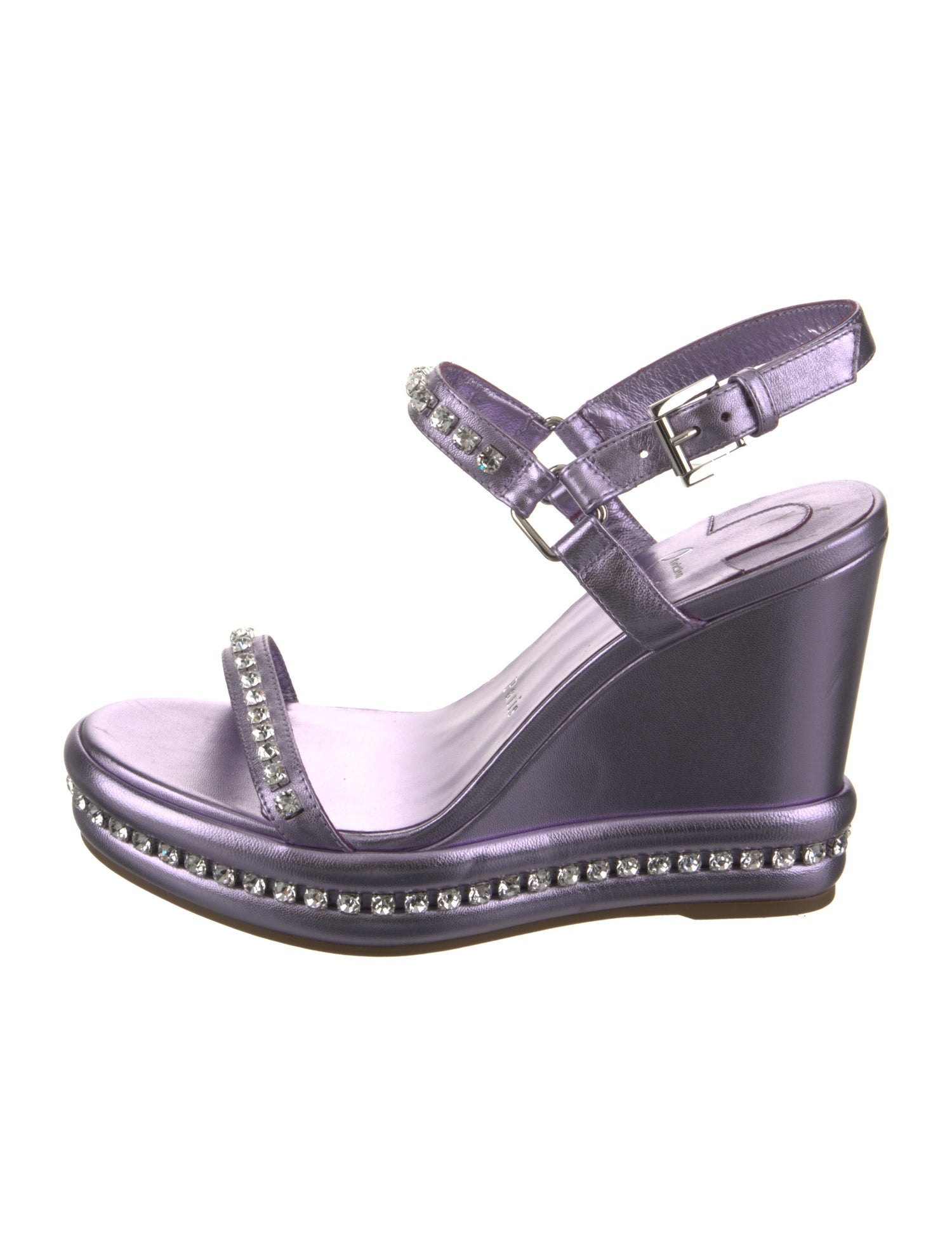 Christian Louboutin Leather Slingback Sandals