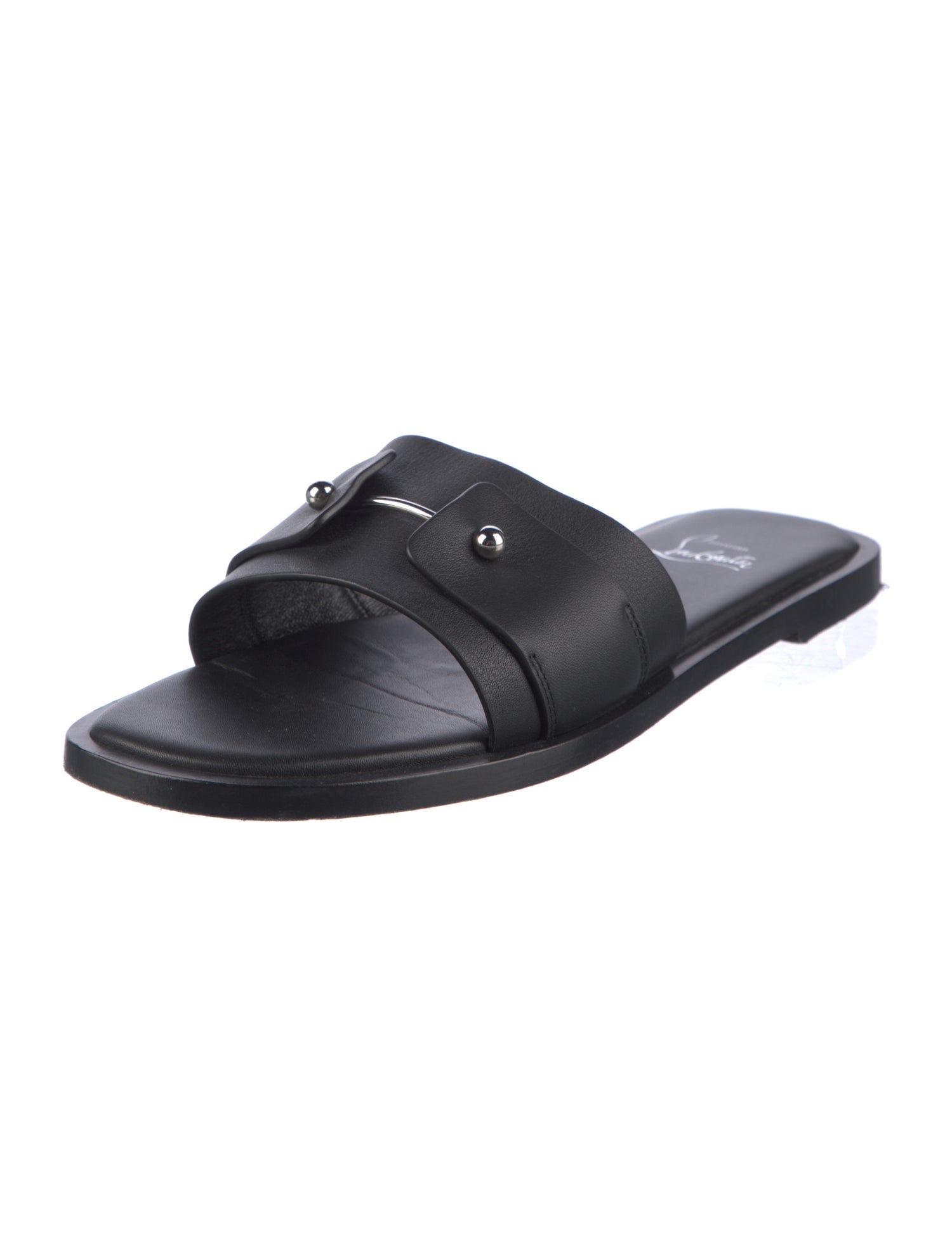 Christian Louboutin Leather Slides