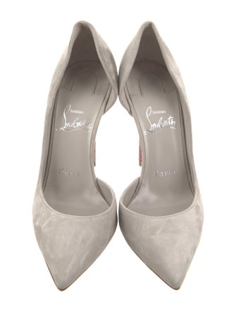 Christian Louboutin Suede D'Orsay Pumps