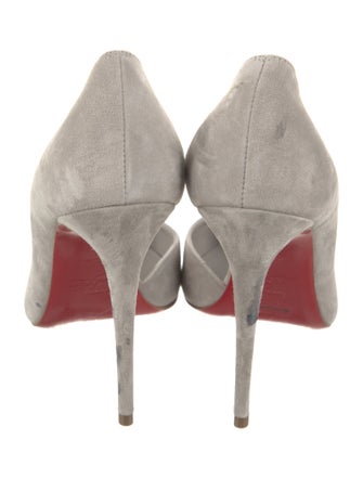 Christian Louboutin Suede D'Orsay Pumps