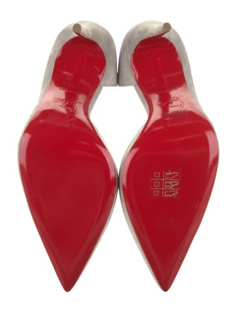 Christian Louboutin Suede D'Orsay Pumps