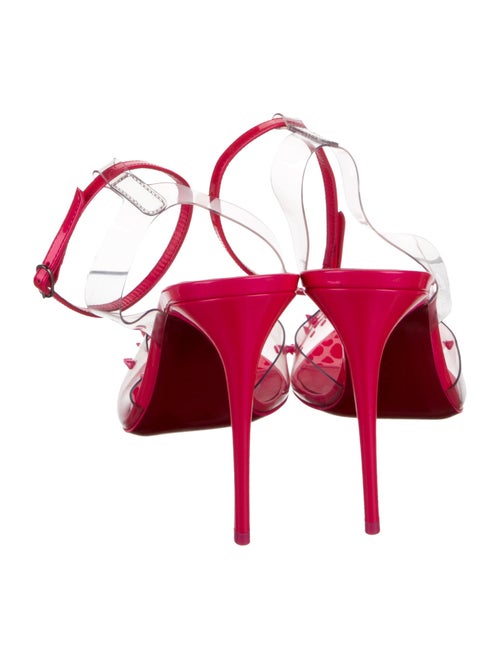 Christian Louboutin Spike Accents PVC D'Orsay Pumps