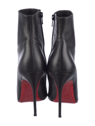 Christian Louboutin Leather Colorblock Pattern Boots
