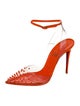 Christian Louboutin PVC Studded Accents Slingback Pumps