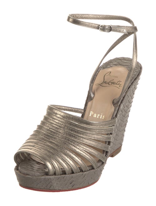 Christian Louboutin Snakeskin Espadrilles