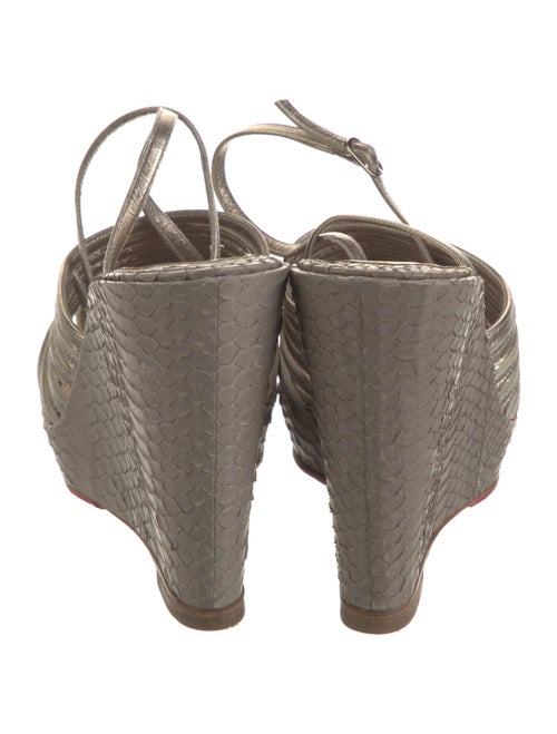 Christian Louboutin Snakeskin Espadrilles