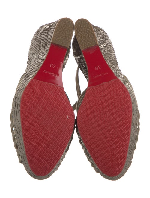 Christian Louboutin Snakeskin Espadrilles