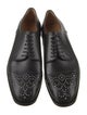 Christian Louboutin Leather Studded Accents Derby Shoes