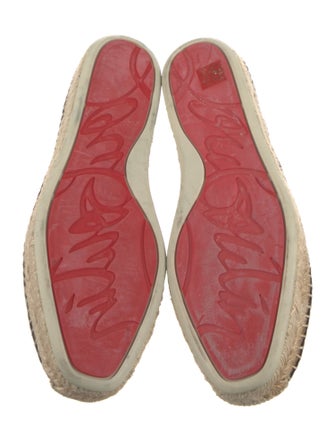 Christian Louboutin Suede Espadrille Sneakers