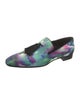 Christian Louboutin Satin Tie-Dye Print Loafers