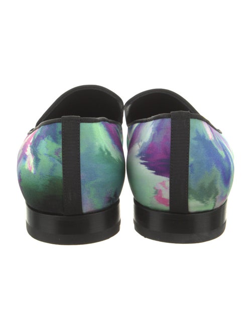 Christian Louboutin Satin Tie-Dye Print Loafers