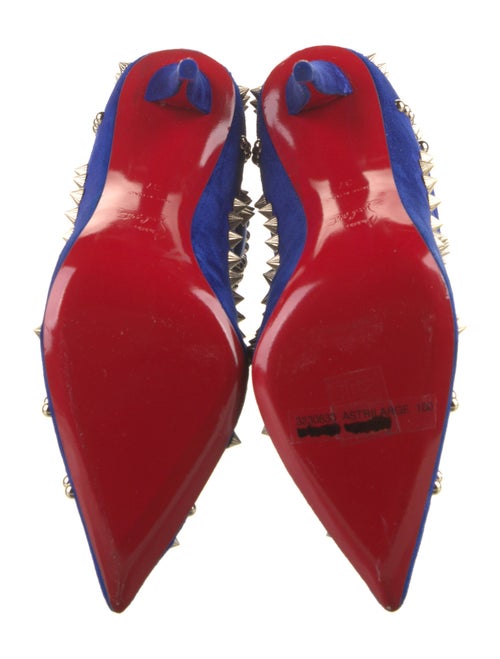 Christian Louboutin Suede Printed Boots