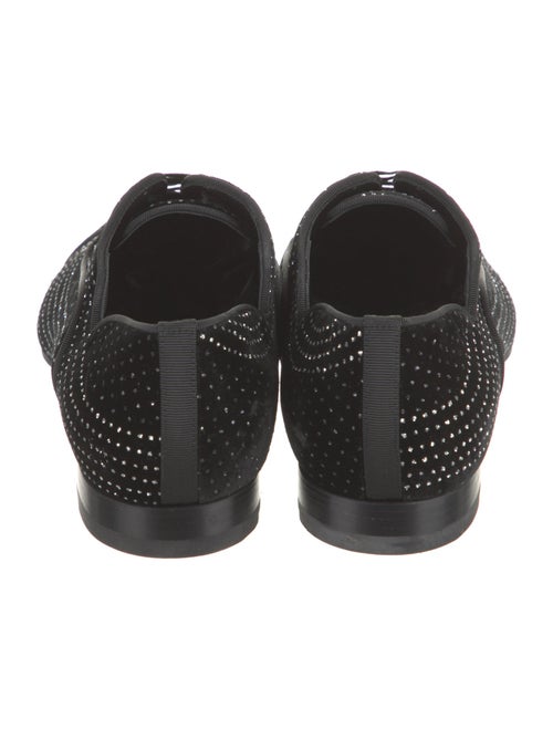 Christian Louboutin Velvet Patterned Loafers