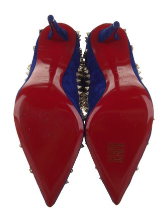 Christian Louboutin Suede Patterned Boots