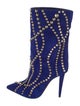 Christian Louboutin Suede Patterned Boots