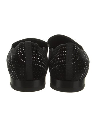 Christian Louboutin Suede Patterned Loafers