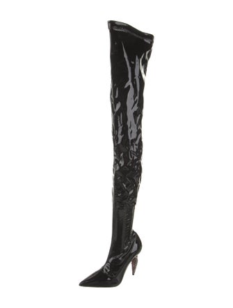 Christian Louboutin Patent Leather Boots