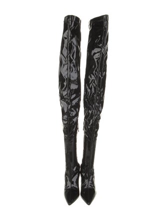 Christian Louboutin Patent Leather Boots